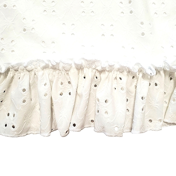 FLIRTY ☆ WHITE EYELET ☆  2-Piece SKIRT SET ☆ NWT - Picture 6 of 8